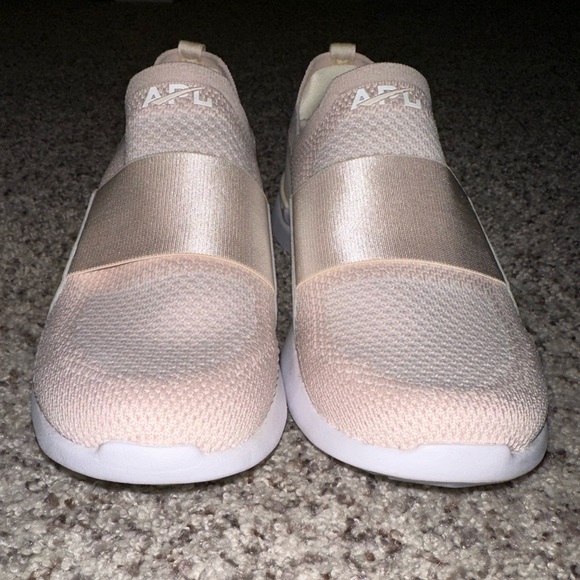 APL Techloom Bliss Size 7 Warm Silk/Ivory New In Box light pink nude and white - Picture 5 of 7